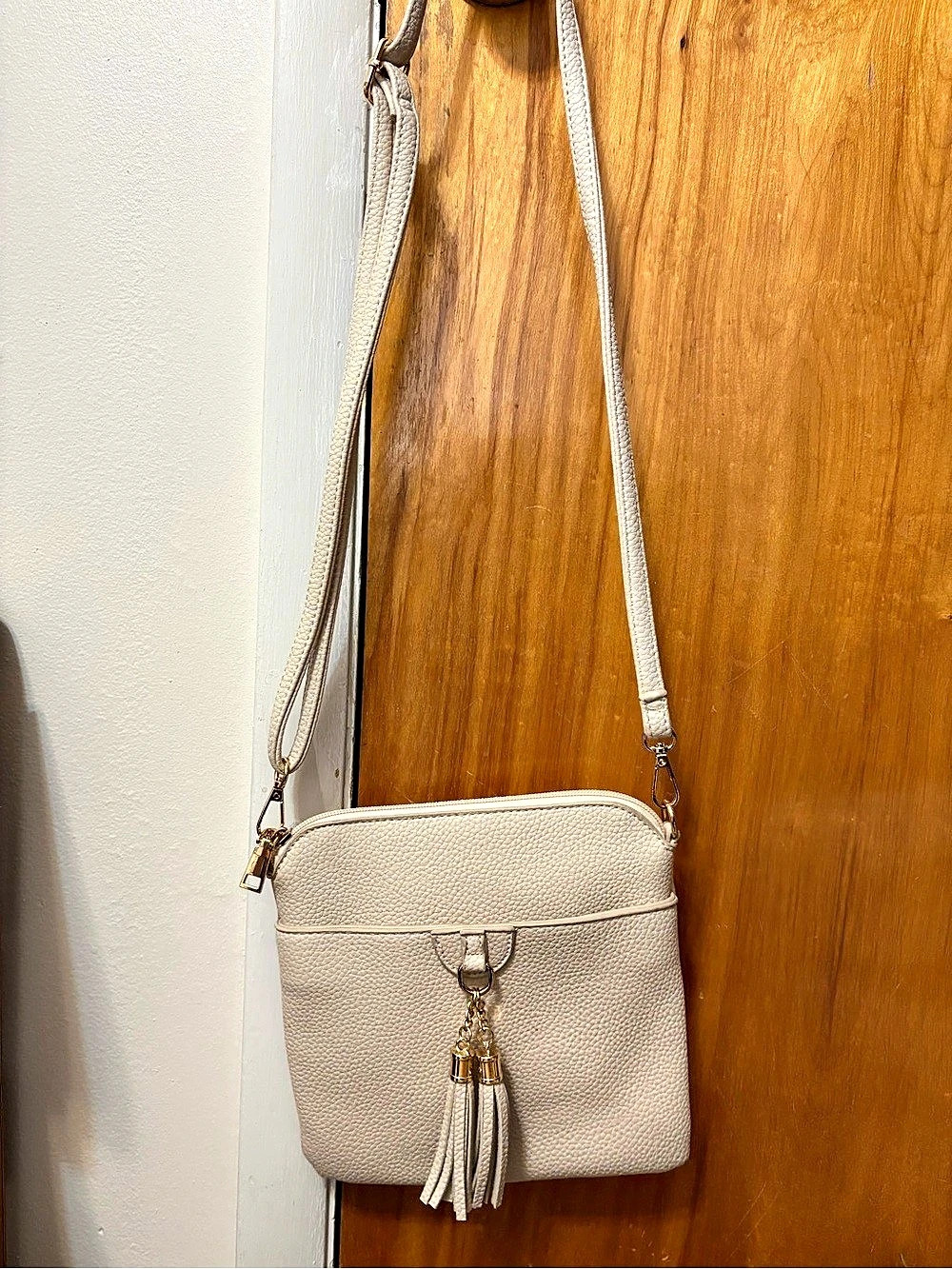 Cream Crossbody